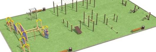 Проект спортивной площадки для любого возраста в Кемерове