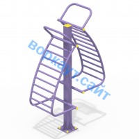 Уличный тренажер для пресса УТ 012 в Кемерове Уличный тренажер для пресса УТ 012 в Кемерове