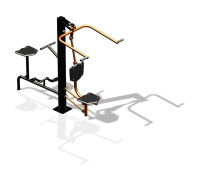 Уличный тренажер "Верхняя тяга Вело" УТ340 в Кемерове