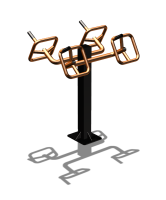 Уличный тренажер  "Штурвал двойной"  УТ201 в Кемерове