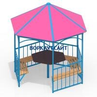 Беседка со столом и лавками МАФ 4121 в Кемерове