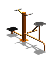 Уличный тренажер "Твистер стоя Твистер сидя" УТ323 в Кемерове