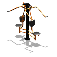 Уличный тренажер  "Верхняя тяга двойная"  УТ207 в Кемерове