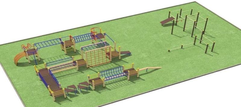Проект спортплощадки с полосой препятствий - 1 178 100 рублей в Кемерове