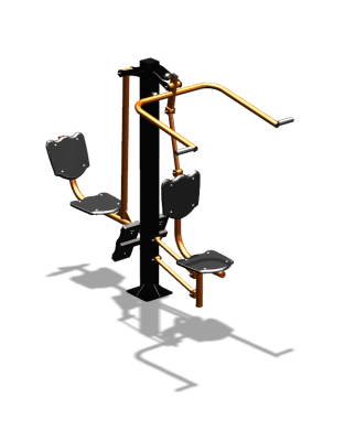 Уличный тренажер "Верхняя тяга Жим ногами" УТ322 в Кемерове