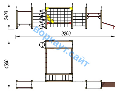 Детский спортивный комплекс ДСК 3102 в Кемерове