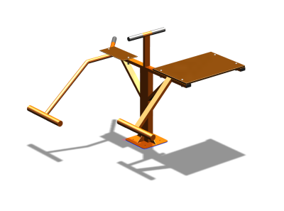 Уличный тренажер "Пресс Гиперэкстензия" УТ327 в Кемерове