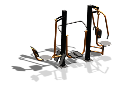 Уличный тренажер "Жим ногами Шагомер Жим от груди" УТ333 в Кемерове