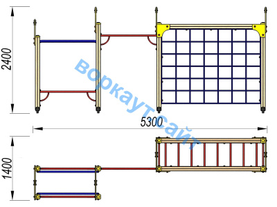 Детский спортивный комплекс Атлет ДСК 3106 в Кемерове