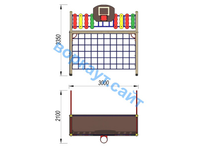 Детский спортивный комплекс ДСК 3101 в Кемерове