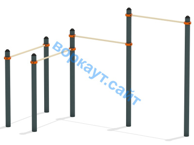 Турник двойной с брусьями ВС-17 в Кемерове