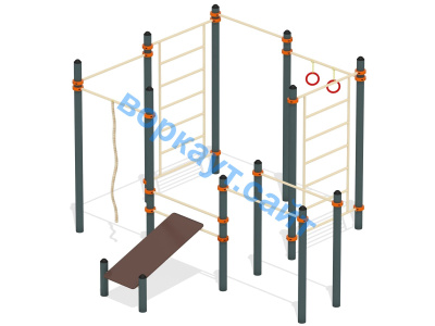 Спортивный комплекс воркаут ВС-47 в Кемерове
