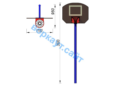 Баскетбольный щит СИО 3510 в Кемерове