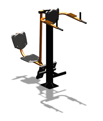 Уличный тренажер "Жим ногами Брусья Пресс" УТ329 в Кемерове