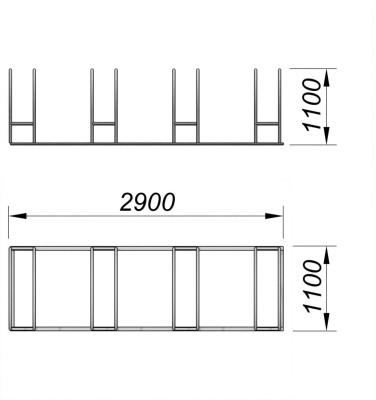 Велопарковка МАФ 6002 в Кемерове