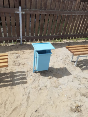 Урна с крышкой МАФ 1631 в Кемерове