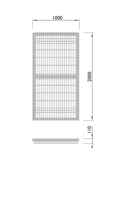 Калитка спортивной площадки МАФ 5105 в Кемерове