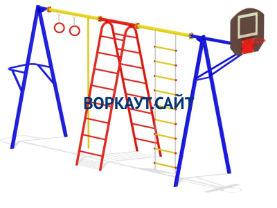 Гимнастический комплекс с баскетбольным щитом МАФ 3001 в Кемерове Гимнастический комплекс с баскетбольным щитом МАФ 3001 в Кемерове