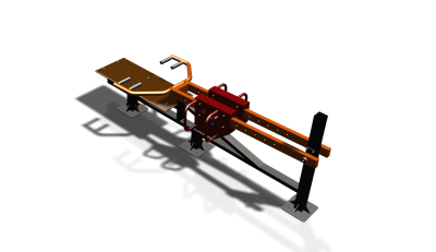 Силовой уличный тренажер  "Жим лежа"  УТ411 в Кемерове