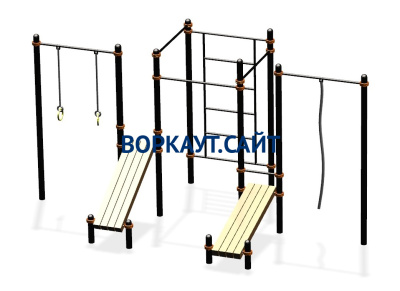 Спортивный комплекс воркаут ВС-44 в Кемерове