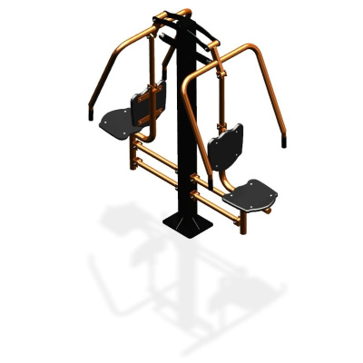 Уличный тренажер  "Жим от груди двойной" УТ204 в Кемерове