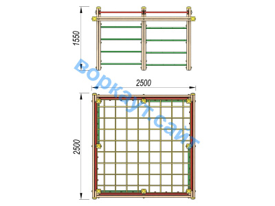 Детский спортивный комплекс ДСК 3109 в Кемерове