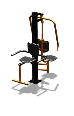 Уличный тренажер "Жим от груди Флекс" УТ324 в Кемерове