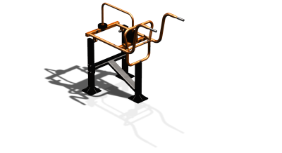 Силовой уличный тренажер  "Приседания"  УТ404 в Кемерове