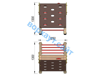 Детский спортивный комплекс ДСК 3202 в Кемерове