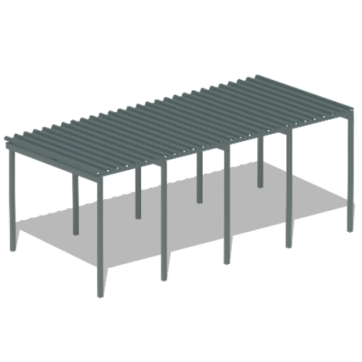 Теневой навес трибун МАФ 4130 в Кемерове