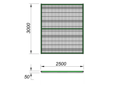 Ограждение спортивной площадки 2500х3000 МАФ 5103 в Кемерове
