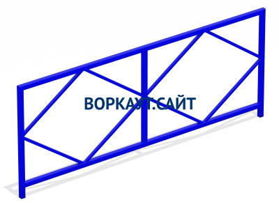 Ограждение площадки МАФ 5001 в Кемерове