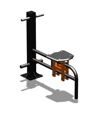 Уличный тренажер "Каталка одинарная" УТ 123 в Кемерове