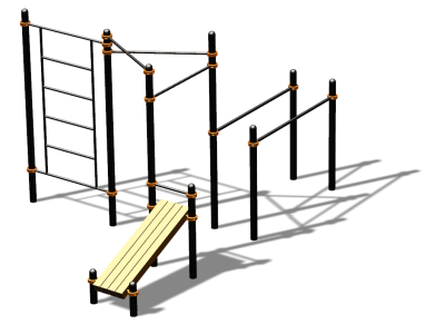 Спортивный комплекс воркаут ВС-140 в Кемерове