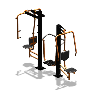 Уличный тренажер "Жим от себя Шагомер Баттерфляй" УТ303 в Кемерове