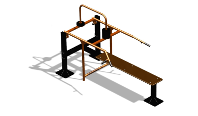 Силовой уличный тренажер  "Горизонтальный жим"  УТ402 в Кемерове