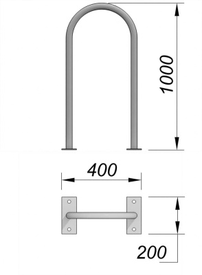 Велопарковка МАФ 6001 в Кемерове
