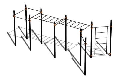 Спортивный комплекс воркаут ВС-118 в Кемерове