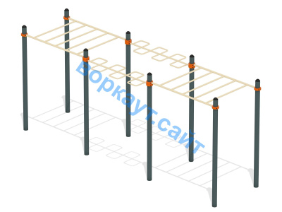 Воркаут комплекс рукоходов ВС-22 в Кемерове