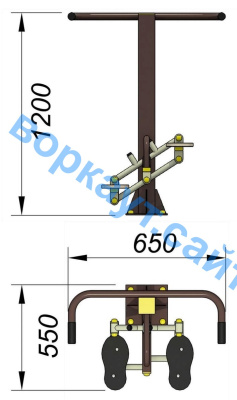 Уличный тренажер "Балансир" УТ 007 в Кемерове