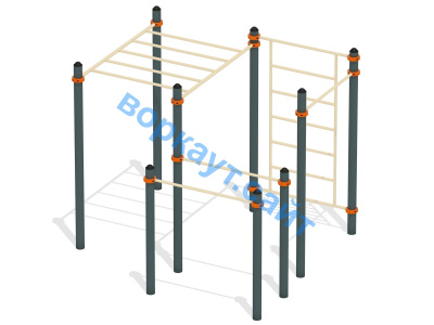 Спортивный комплекс воркаут ВС-48 в Кемерове