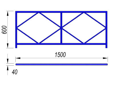 Ограждение площадки МАФ 5001 в Кемерове