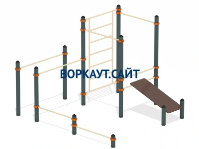 Спортивный комплекс воркаут ВС-43 в Кемерове