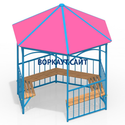 Беседка с лавками МАФ 4120 в Кемерове