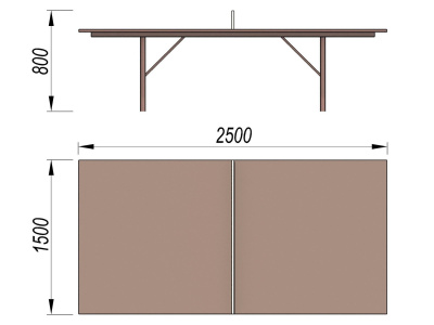 Теннисный стол МАФ 3517 в Кемерове