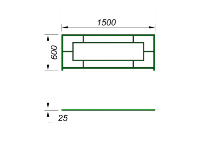 Ограждение площадки МАФ 5000 в Кемерове