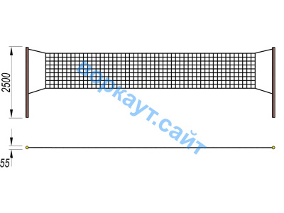 Волейбольные стойки СИО 3515 в Кемерове