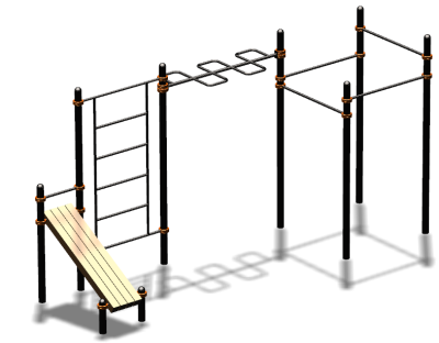 Спортивный комплекс воркаут ВС-74 в Кемерове