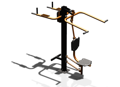 Уличный тренажер "Верхняя тяга Брусья Пресс" УТ339 в Кемерове
