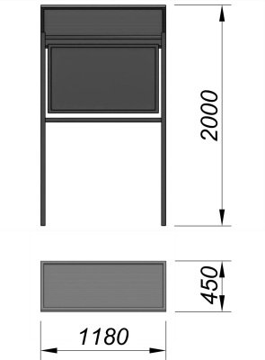Информационный стенд МАФ 6006 в Кемерове